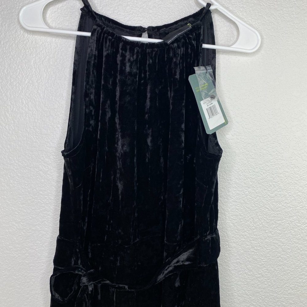 NWT Lysse Willa Crushed Black Velvet Dress - Picture 10 of 13